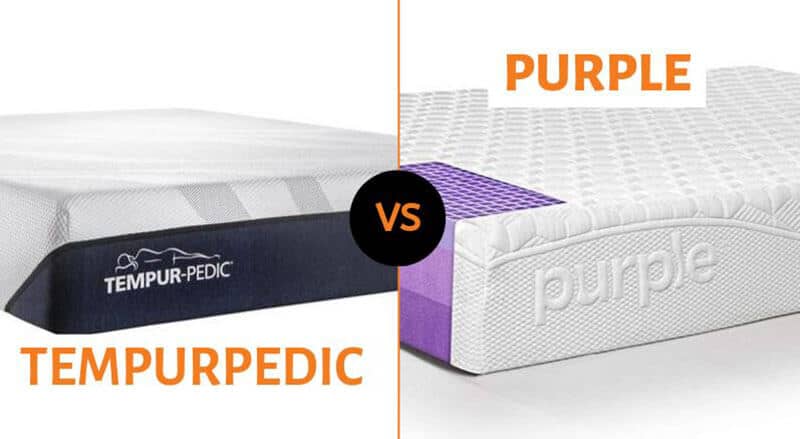 Purple vs Tempurpedic Mattress Comparison