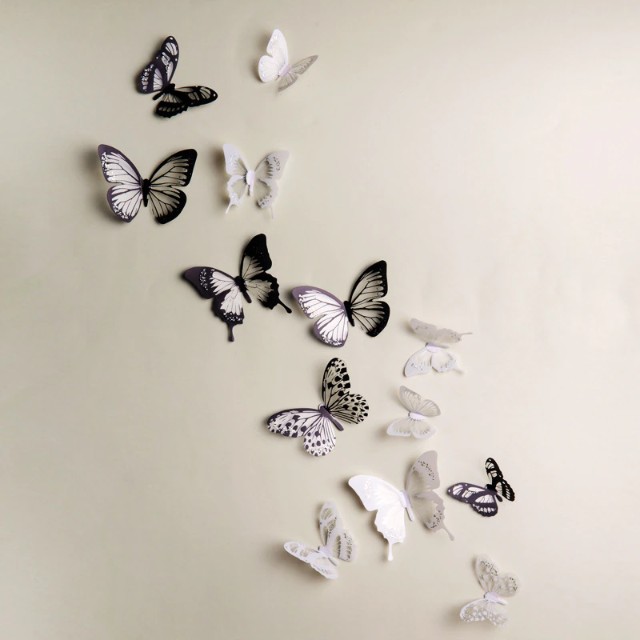 3D Butterfly Wall Decal