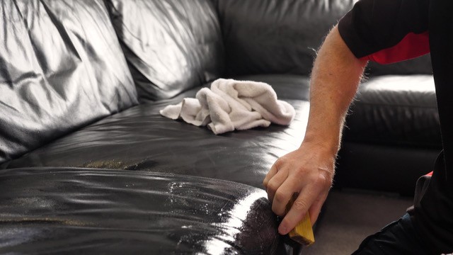 Cleaning Oil Spills on Leather