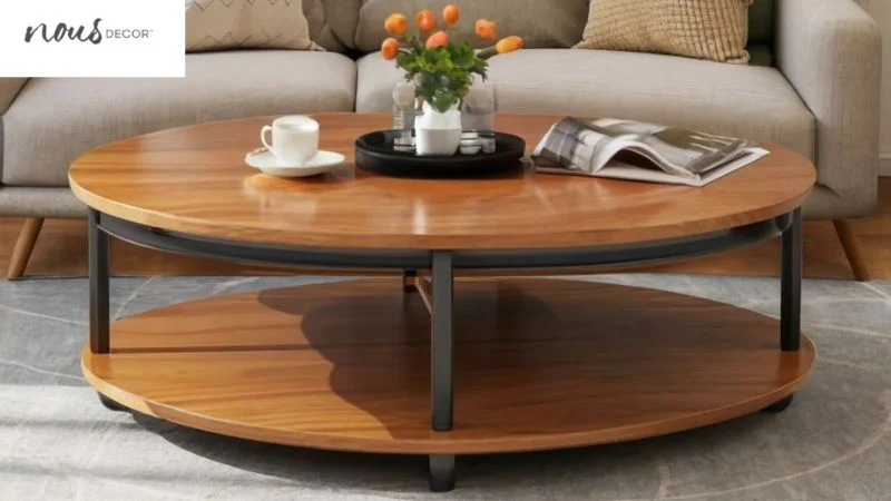 Large Round Coffee Table 