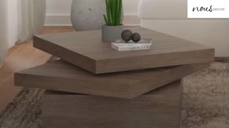 Rectangular Coffee table for small spaces