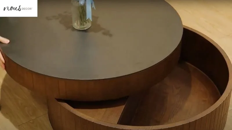 storage features consideration to purchase round coffee table 