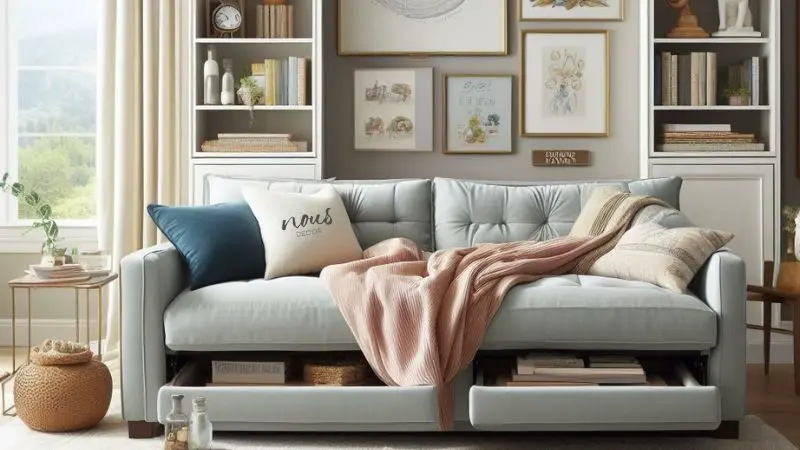 Best Sleeper Sofa Overall: Wayfair Custom Upholstery Carly Recessed Arm Sofa Bed