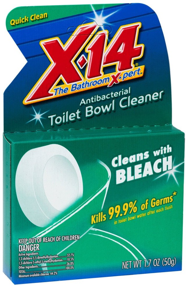 X-14 Bleach Antibacterial Toilet Bowl Cleaner