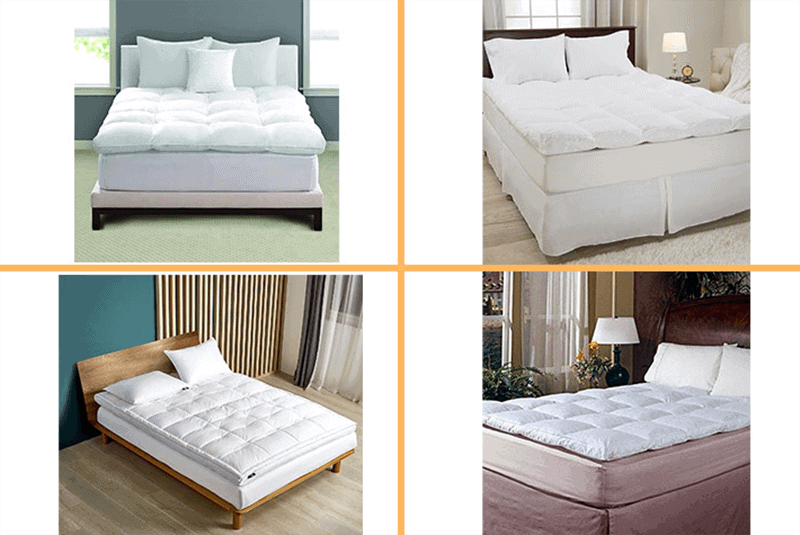 best rated feather mattress topper