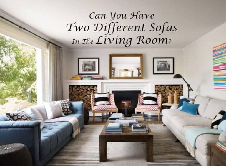 Can You Have Two Different Sofas In The Living Room? 2023