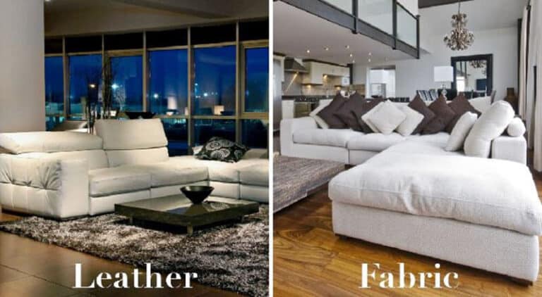Fabric vs Leather Sofa: What Are the Differences? [2023]