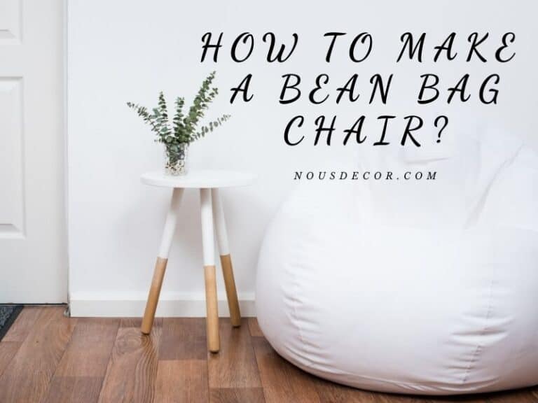 How To Make A Bean Bag Chair