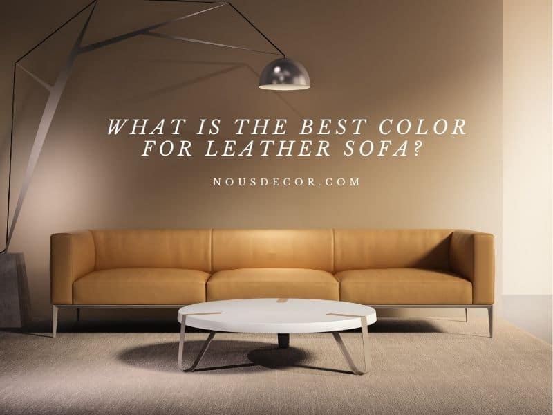 What Is The Best Color For Leather Sofa