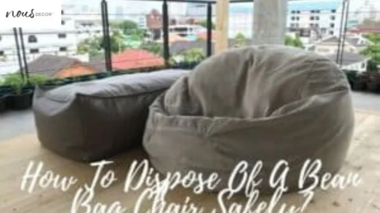 How To Dispose Of A Bean Bag Chair Safely