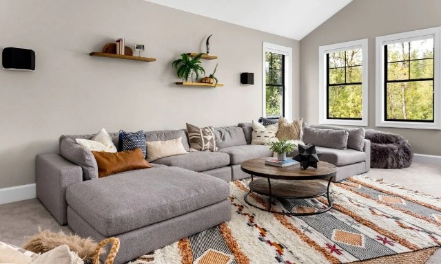 Your sectional sofa should be the focal point of your living room