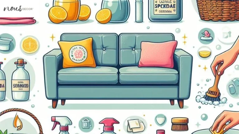 How to clean fabricsofa naturally