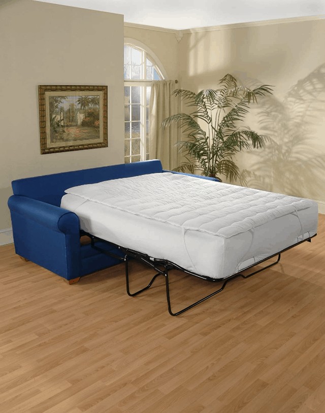 Is it possible to put a regular mattress on a sofa bed?