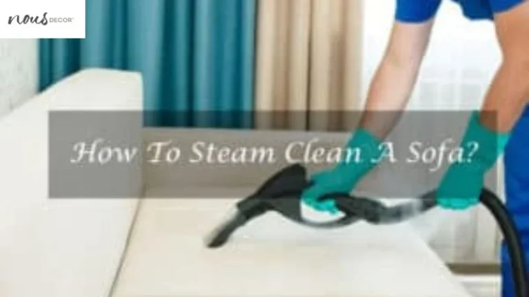 Steam clean sofa