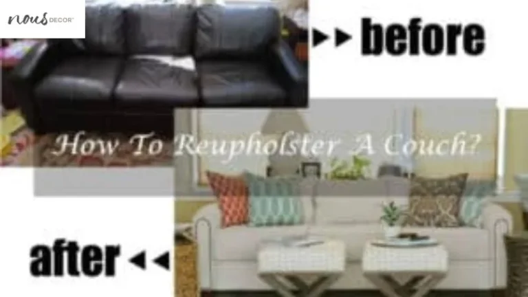 How To Reupholster A Couch