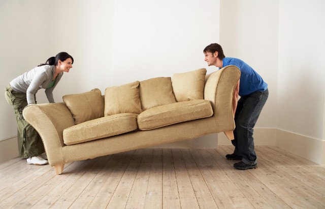 Transfer the Couch Diagonally (Optional)
