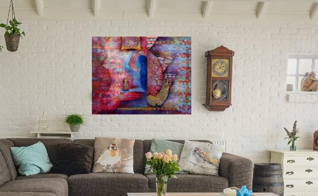 The addition of a complementary artwork piece to your space can elevate the overall ambiance and foster a harmonious atmosphere.