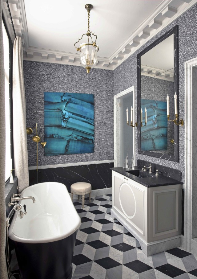 Add Colorful Prints or Painting Wall Art For The Bathroom
