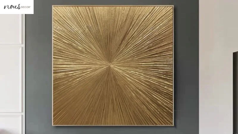 Choosing the Perfect Spot In Your Home for Your Gold Wall Art