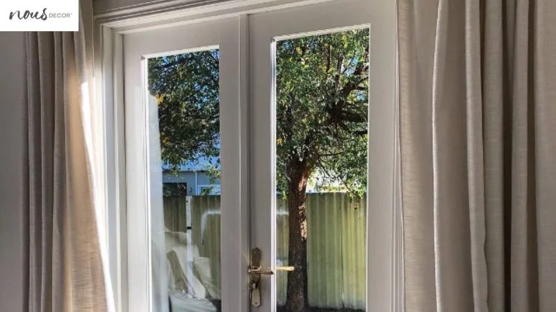 French Door Window Treatment