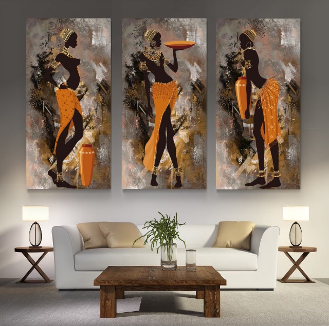 African wall art