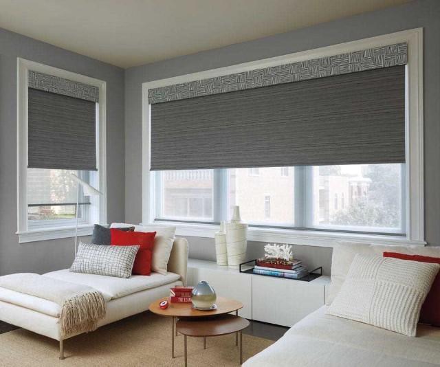 Restful sleep with cozy blackout shades as bedroom window coverings