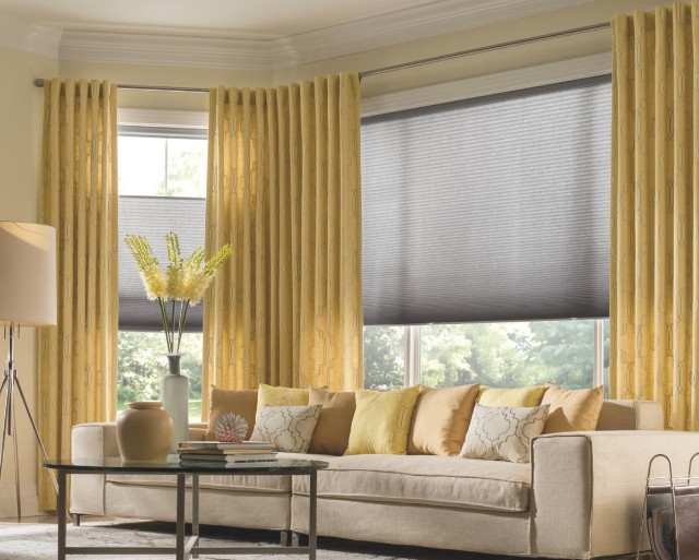 The perfect balance of modern style and classic grace with cellular shades