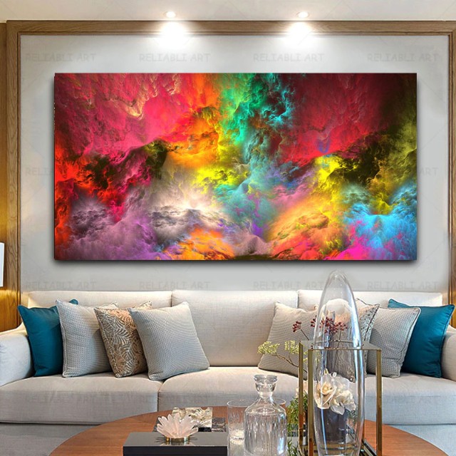 Colorful Artwork Collection DIY Ideas: From Canvas Framed Prints To Sizes & Others