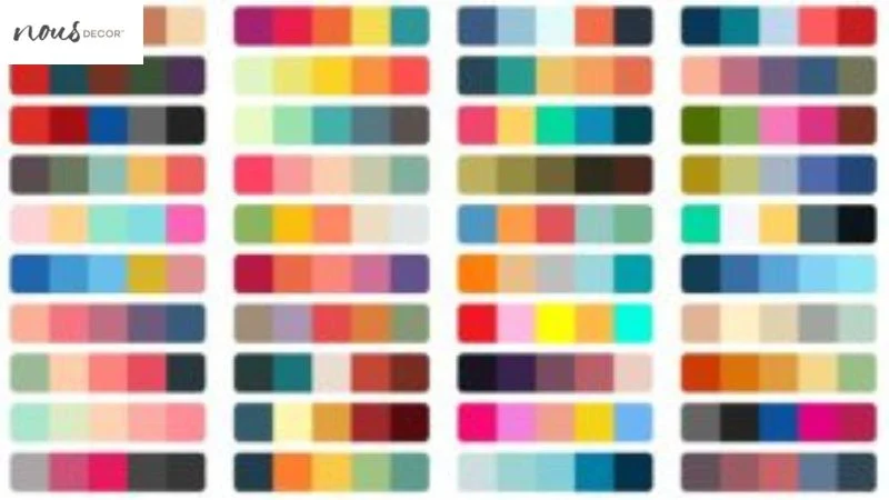 Colorfull wall art template