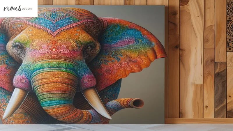 Elephant Wall Art Custom