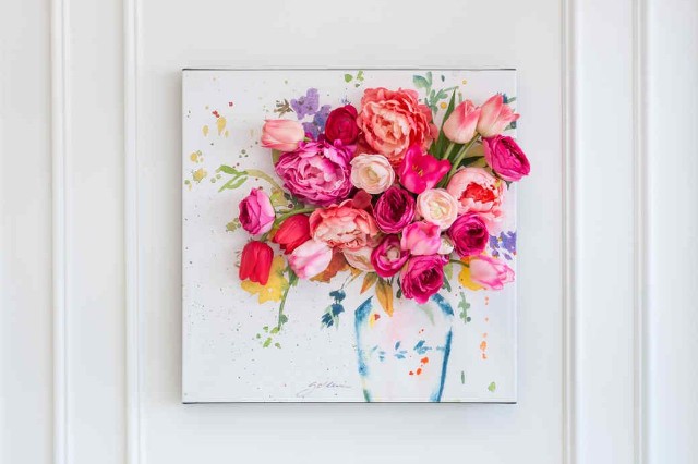 Floral wall art