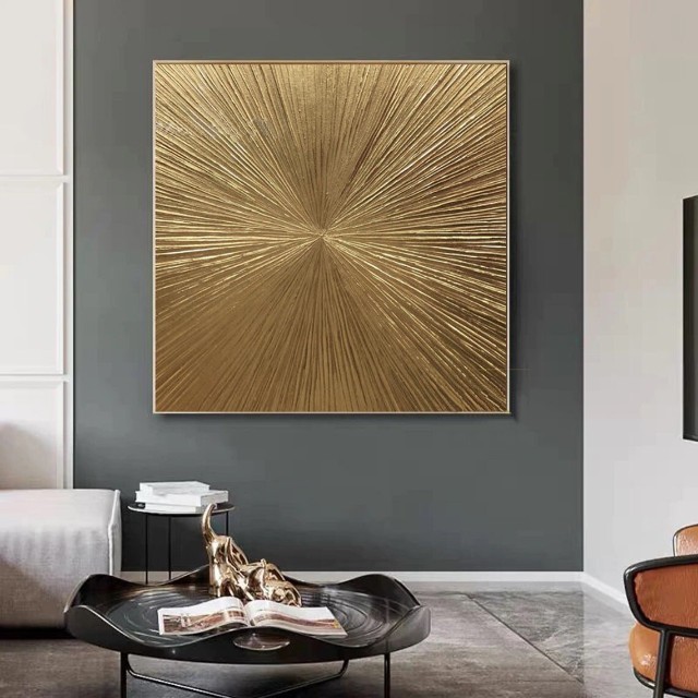 Choosing the Perfect Spot In Your Home for Your Gold Wall Art