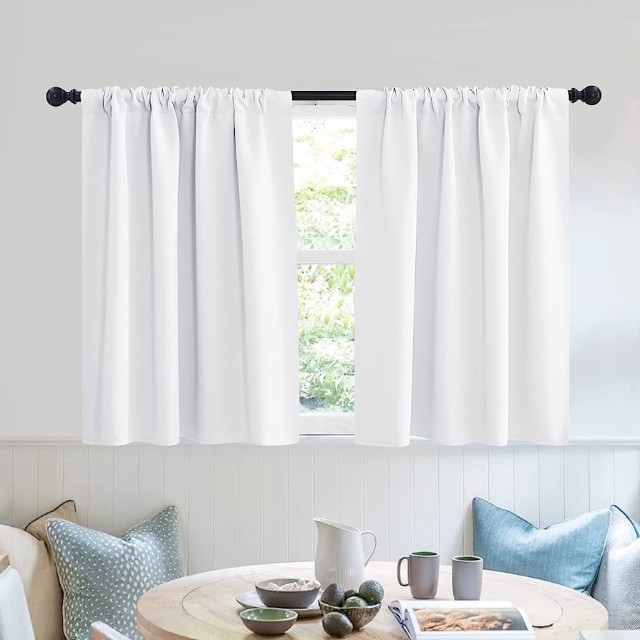 Half Curtains for Privacy