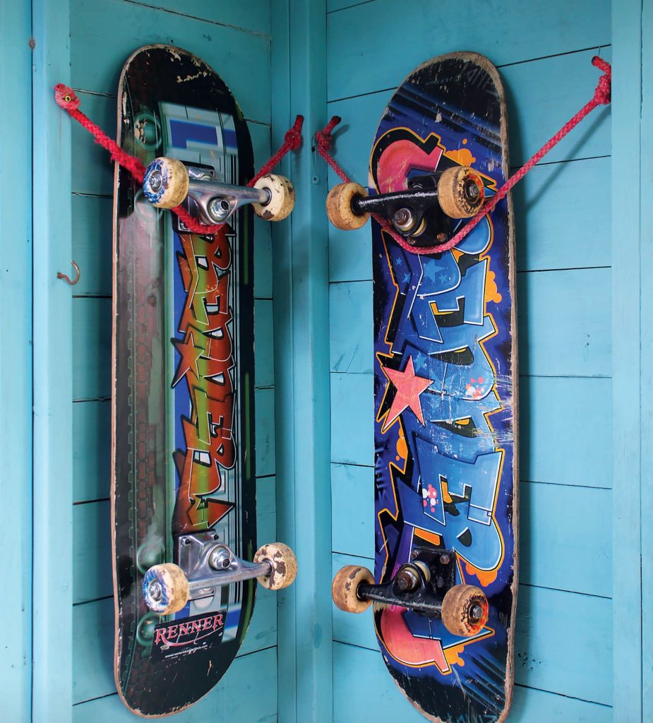 Repurposing Old Skateboards into Wall Art