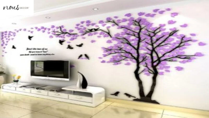 Vinyl wall art materials for furniture decorate 