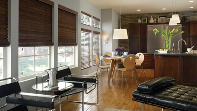 Hard window treatments, such as wood or faux wood blinds, offer outstanding insulation and energy efficiency benefits.