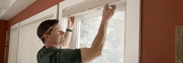 Measuring and installing soft window treatments