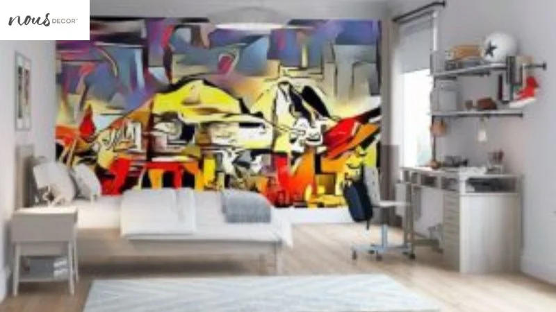 What surrealism wall art bedroom