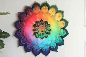 The Seven Chakra Wall Art Style For Hanging Decoration