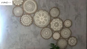 Easy Doily Wall Art DIY And Painting Canvas Print Guide