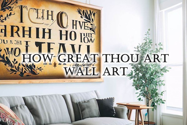 How Great Thou Art Wall Art – Christian Hymn Art Decor Guide