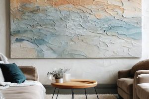 How To Do Textured Wall Art DIY Canvas