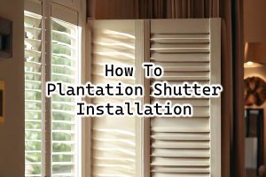 How To Plantation Shutter Installation
