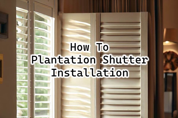 How To Plantation Shutter Installation