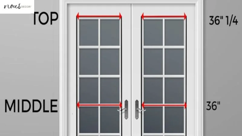 Measuring for Vertical Blinds for French Doors