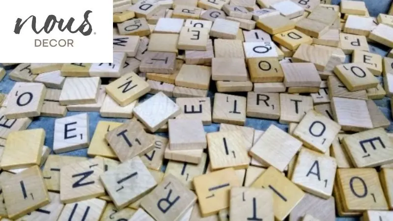 Choose Your Desired Name or Word Scrabble Tiles