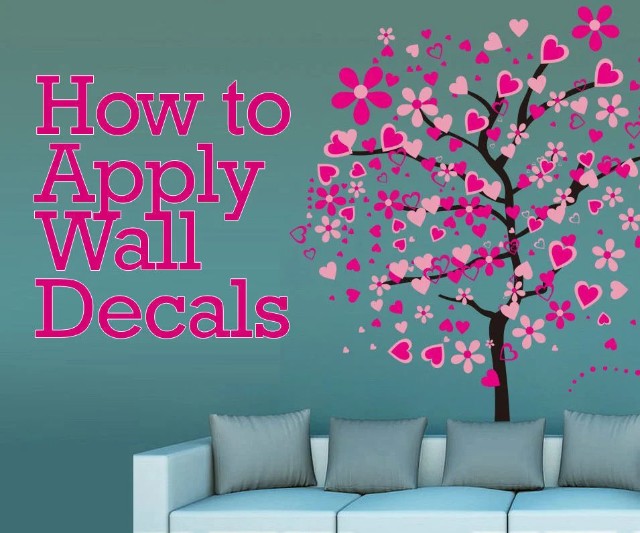 How To Apply Wall Art Stickers