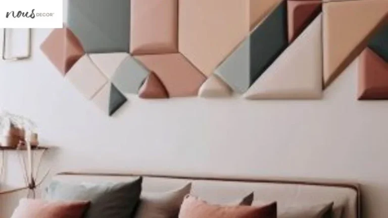 How to make geometric shape wall