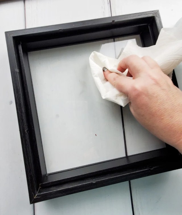 Cleaning and Maintaining the Shadowbox Frame