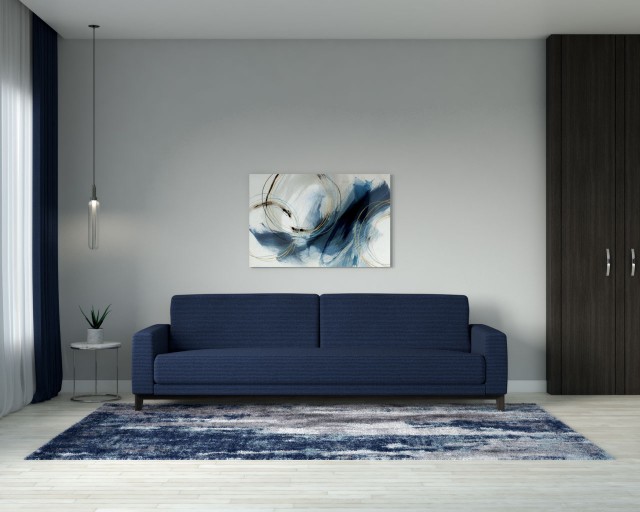 What Colours Go With Navy Blue Sofa